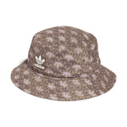 MONOGRAM BROWN BUCKET HAT