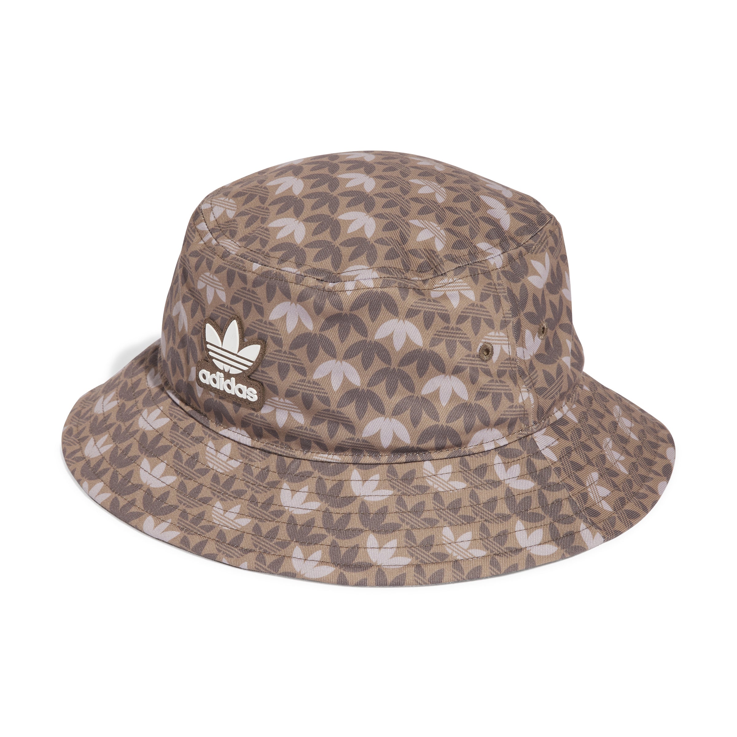 MONOGRAM BROWN BUCKET HAT
