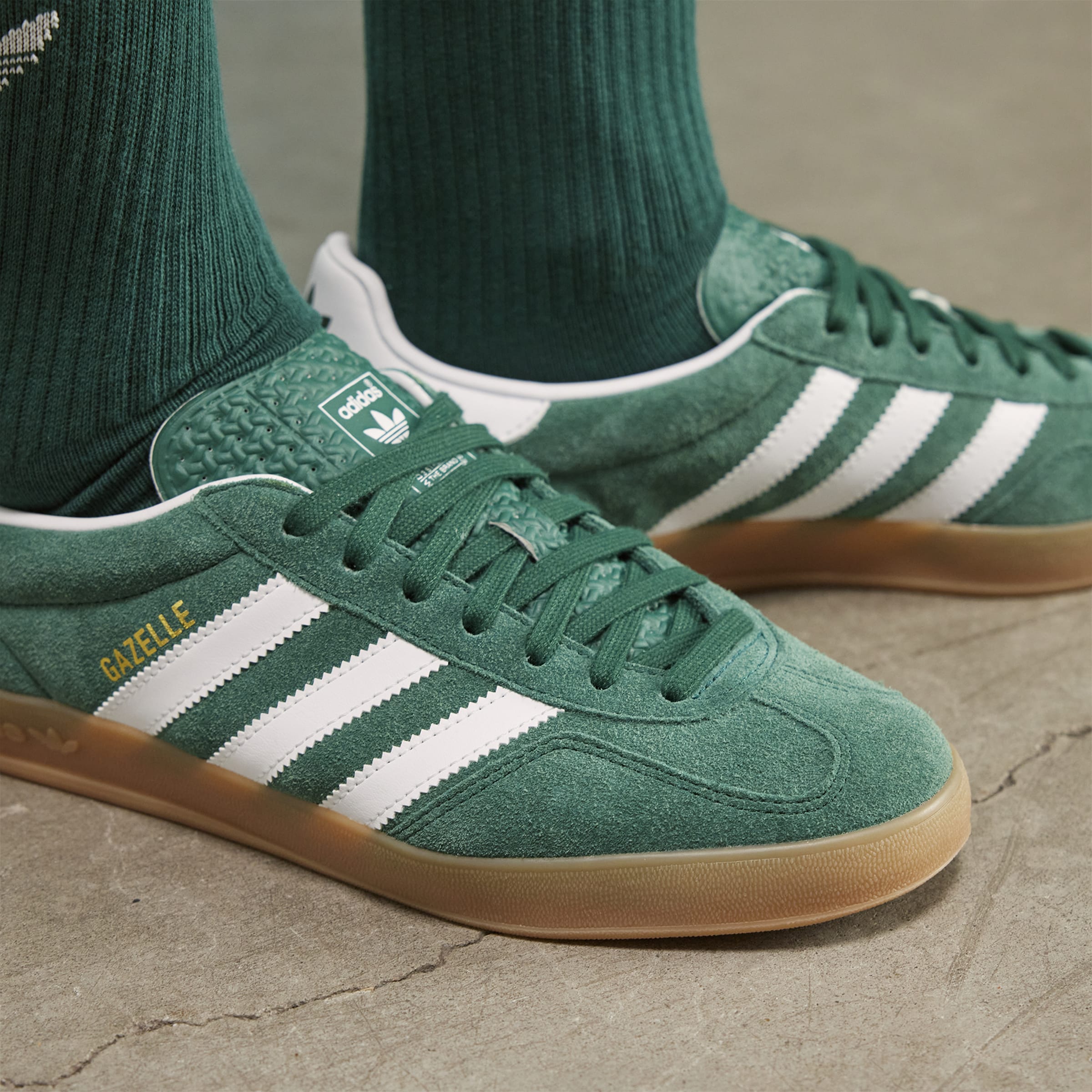 GAZELLE INDOOR COLLEGIATE GREEN