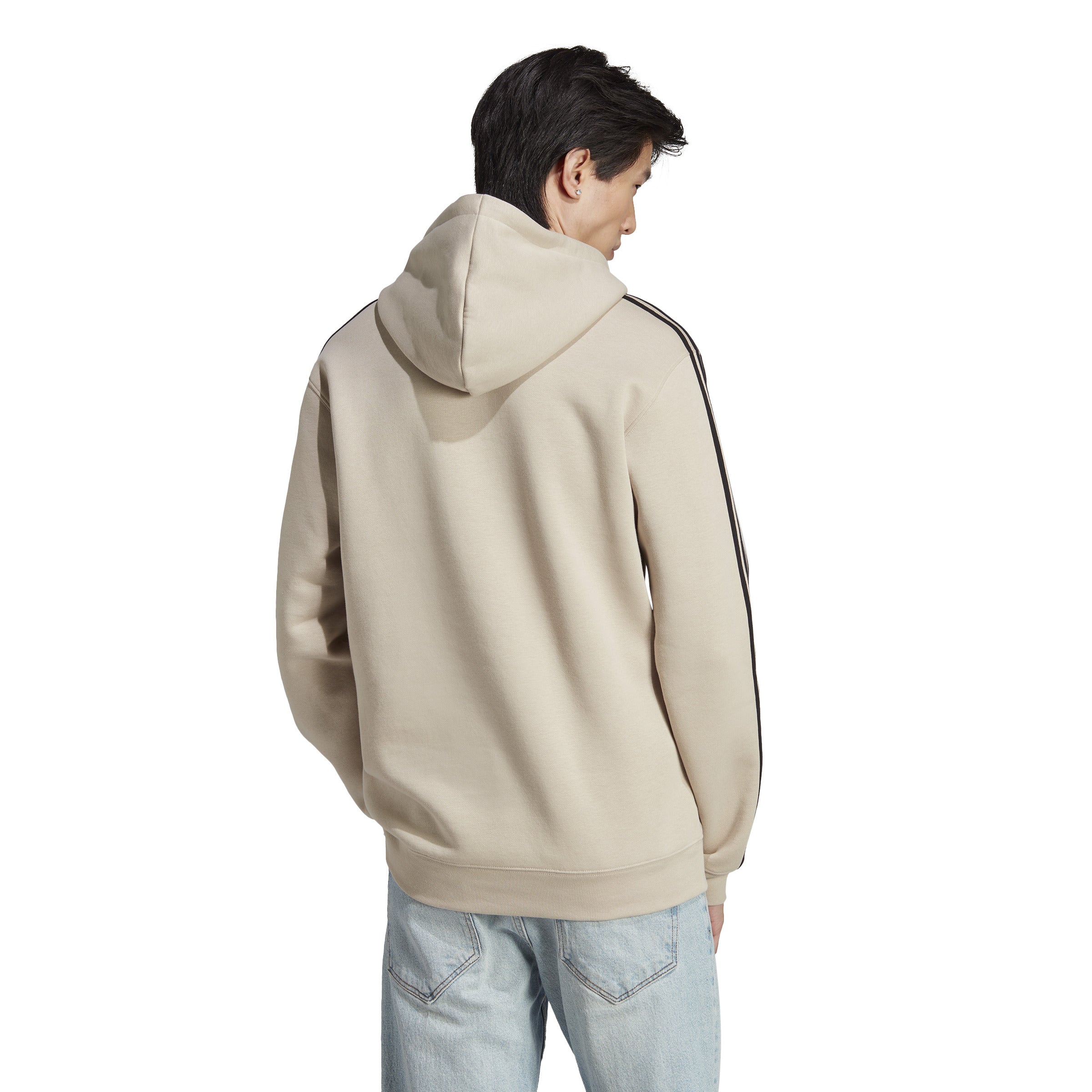 3 STRIPES HOODIE WONDER BEIGE