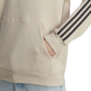 3 STRIPES HOODIE WONDER BEIGE