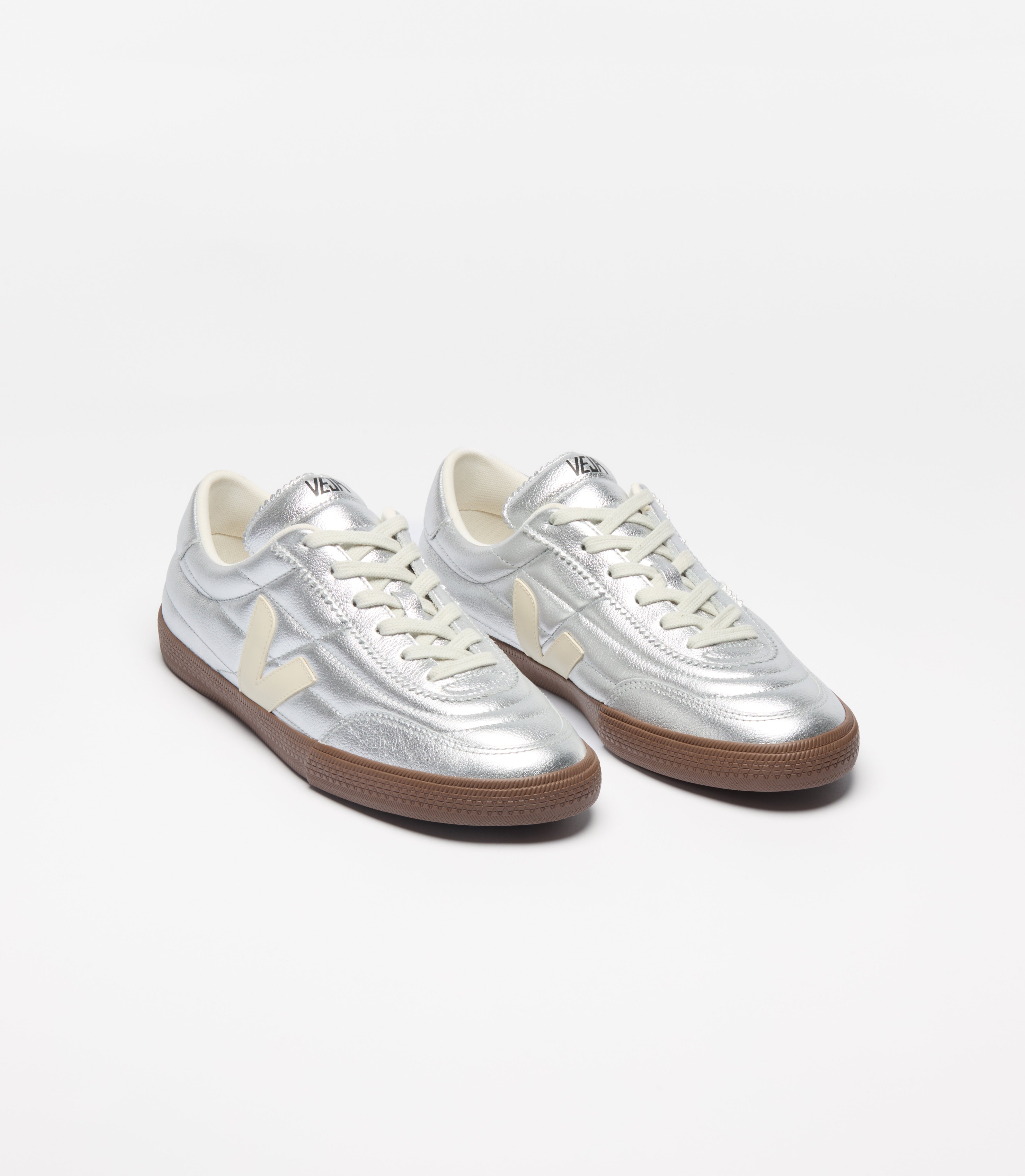 PANENKA LEATHER SILVER WHITE PIERRE BARK