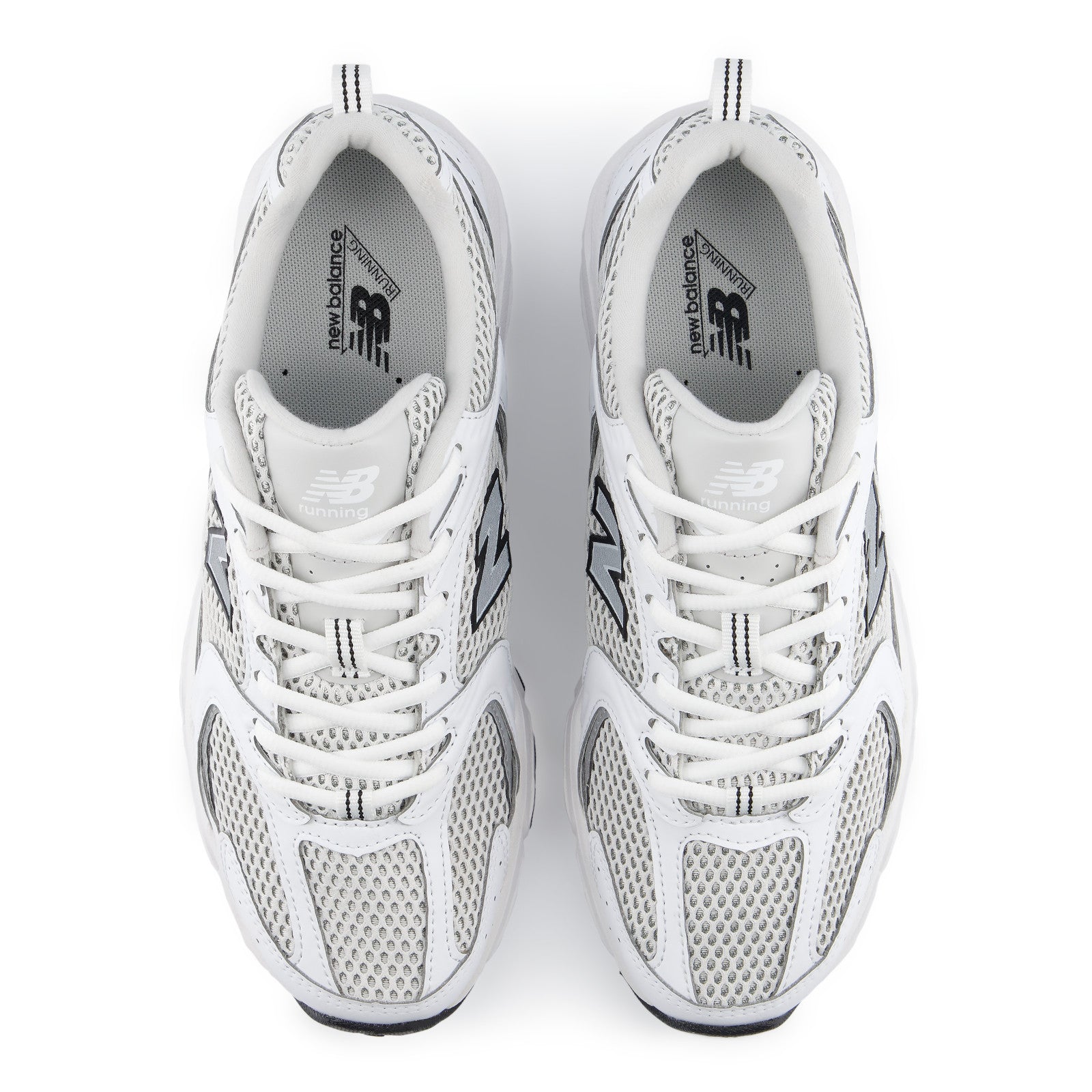 NEW BALANCE 530 WHITE SILVER METALLIC BLACK