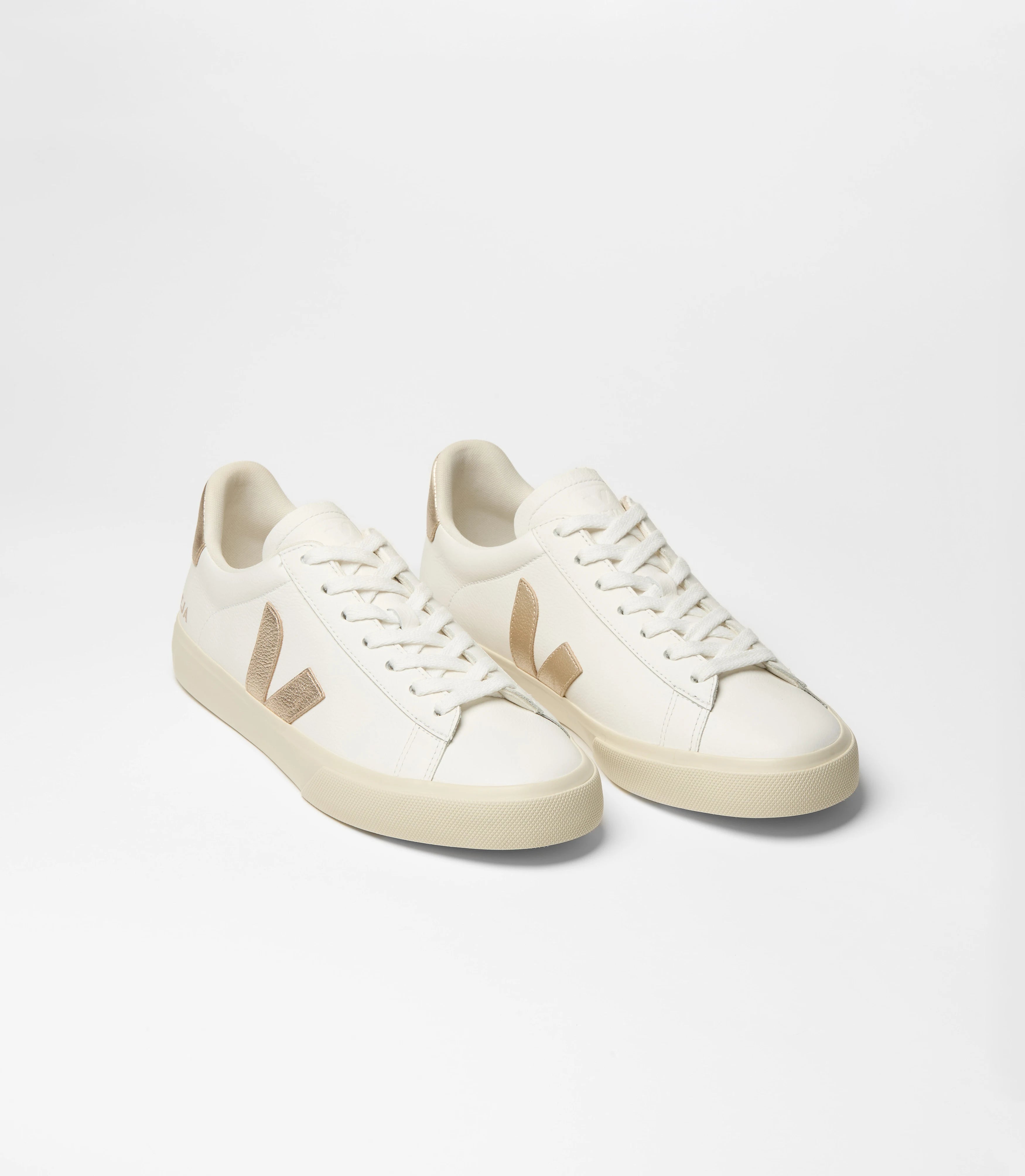 CAMPO LEATHER WHITE PLATINE GOLD