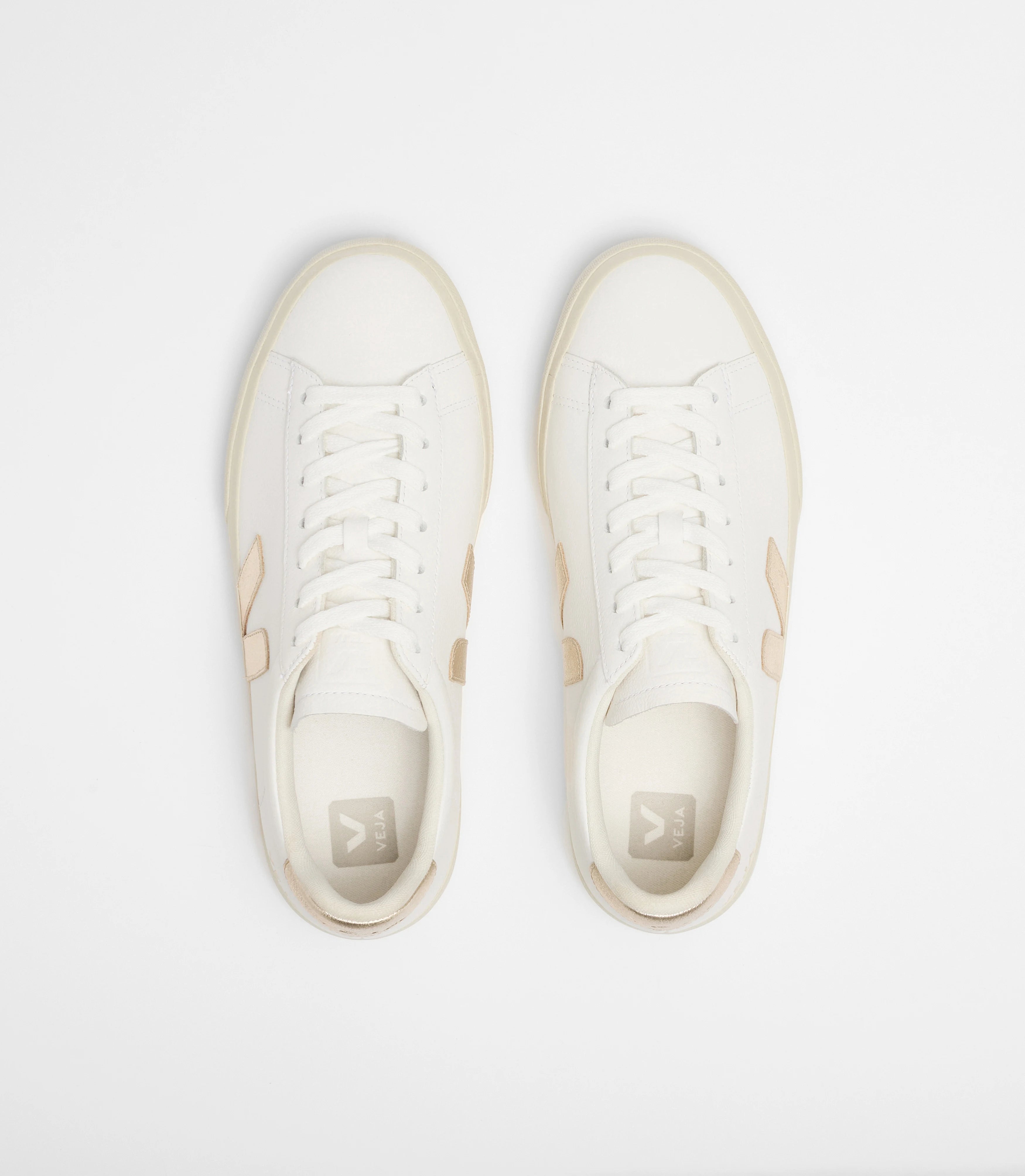 CAMPO LEATHER WHITE PLATINE GOLD