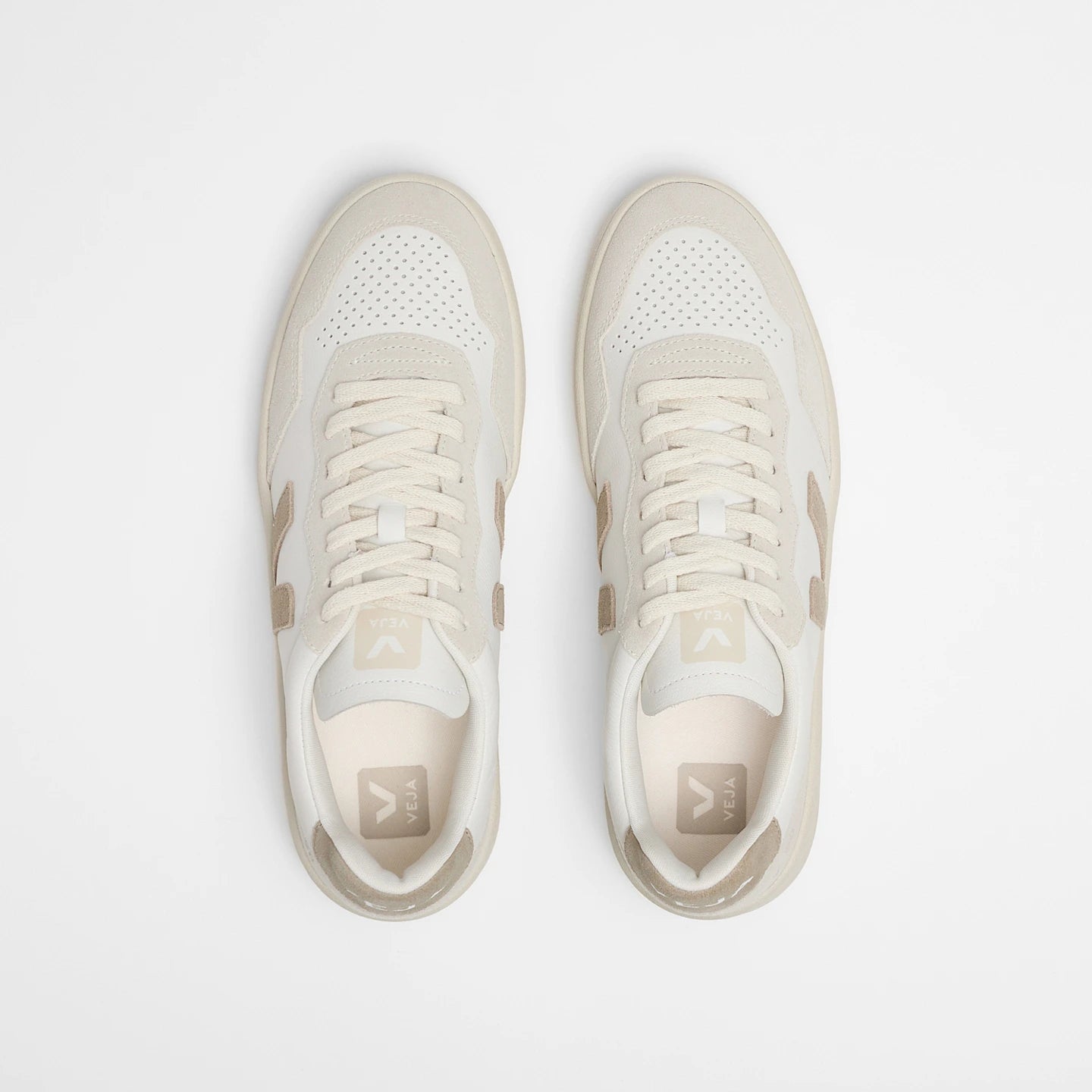 V-90 LEATHER WHITE TAUPE
