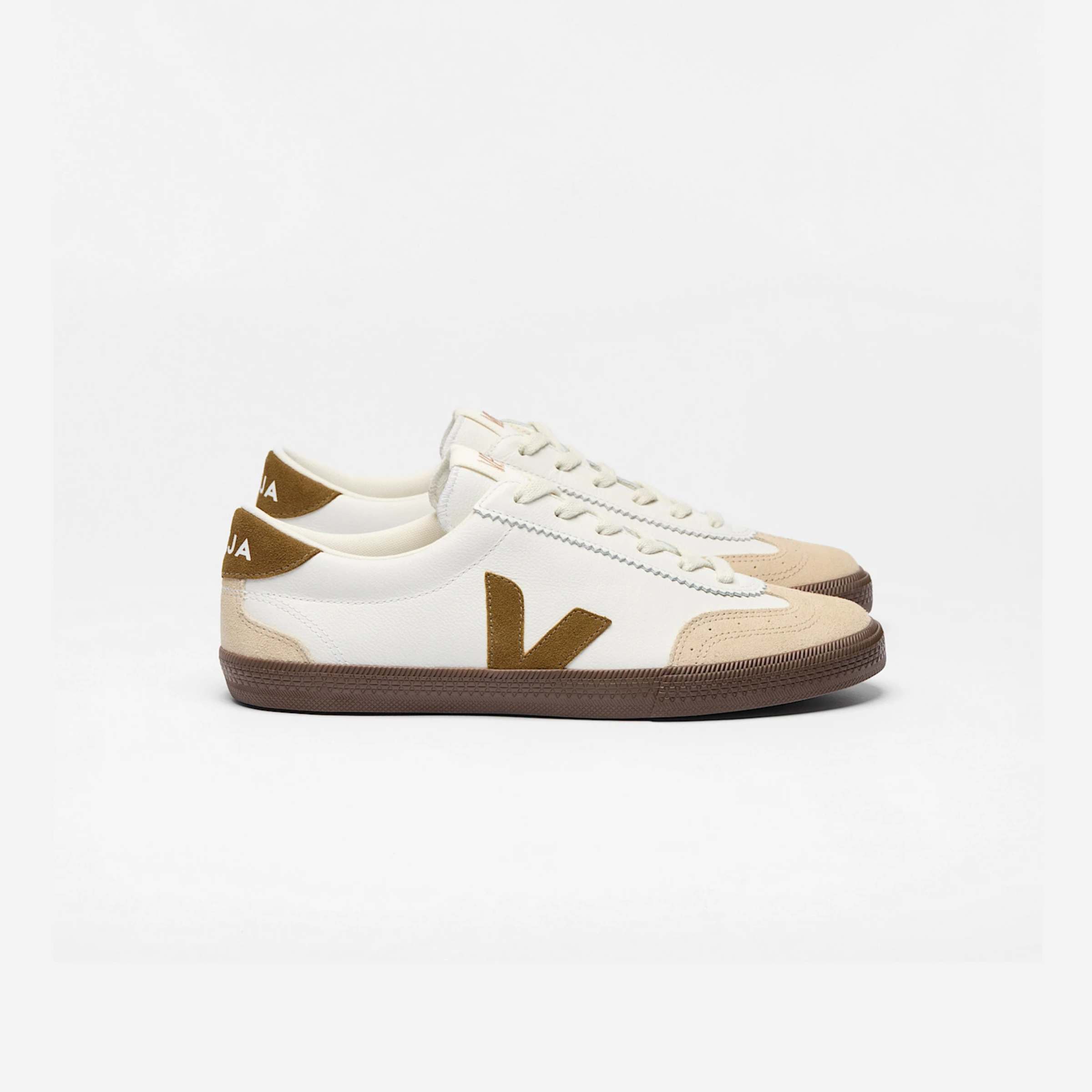 VOLLEY LEATHER WHITE TENT BARK