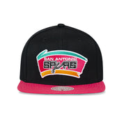 SAN ANTONIO SPURS 2 TONE CLASSIC HWC SNAPBACK